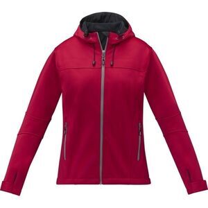 Elevate Womens/Ladies Match Soft Shell Jacket / Red